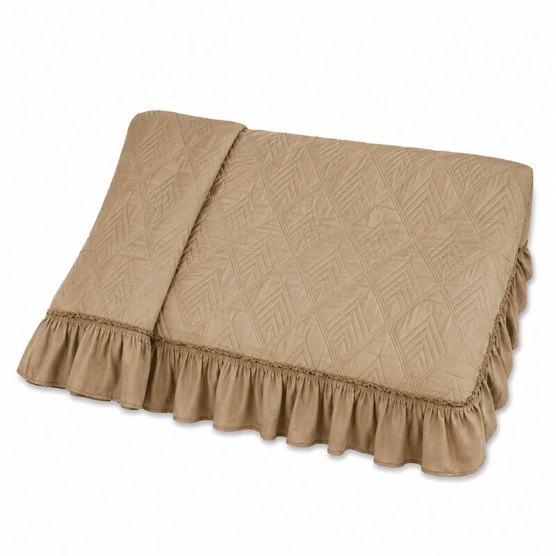 Colcha Neo Caramel Matrimonial Fundas Decorativ... image number null