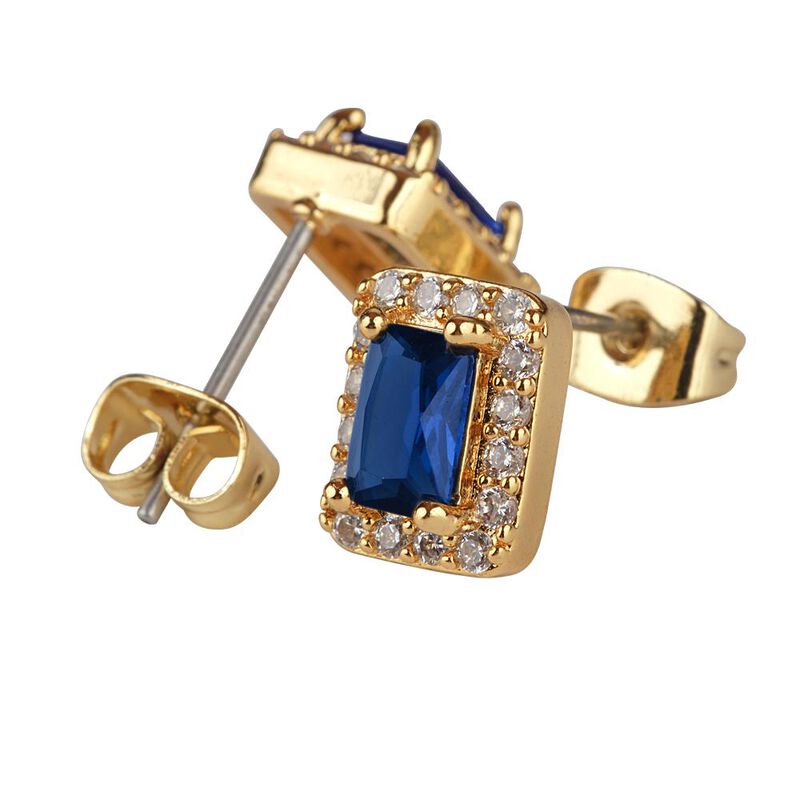 Aretes Mujer Oro 14k Plata Zirconias, Regalos M... image number null