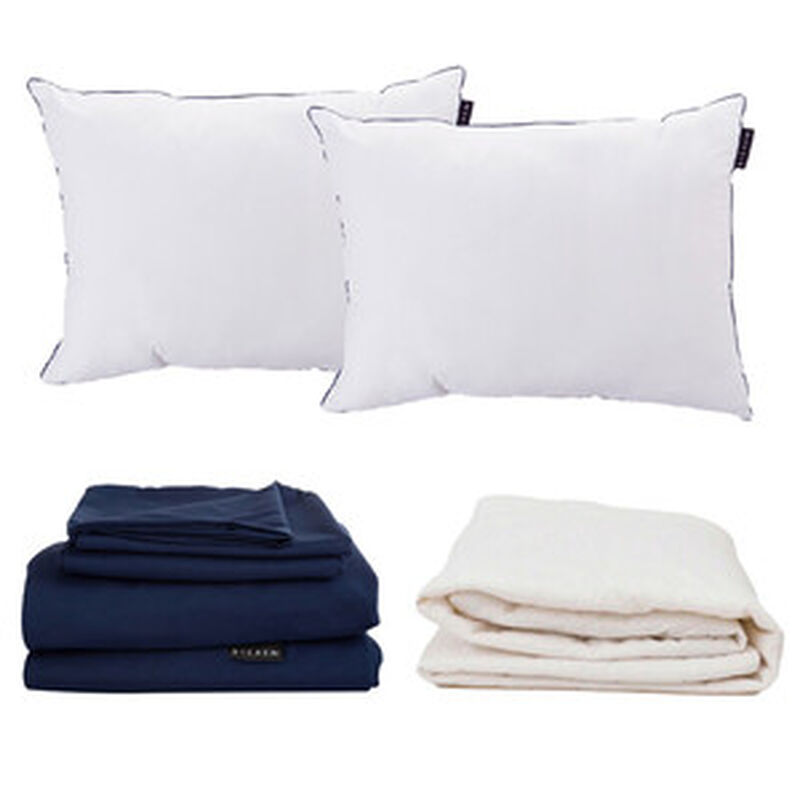 S&aacute;banas Matrimonial Dicasa Softy Azul Marino + ... image number null