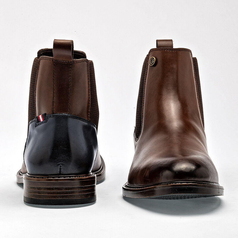 Christian Gallery Bota para hombre caf&eacute; marino image number null