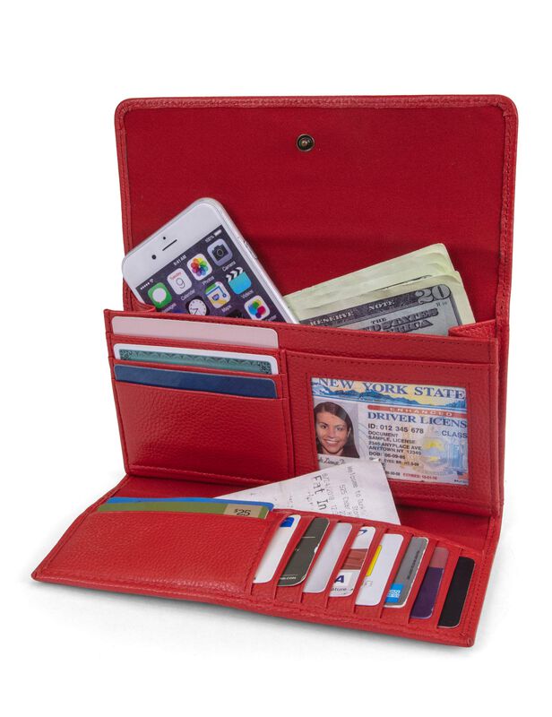 Organizador Tipo Cartera Timberland Leather Rfi... image number null