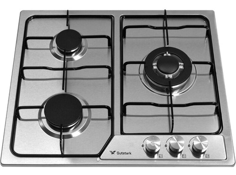 Parrilla 3 Quemadores Acero Inoxidable Templado image number null