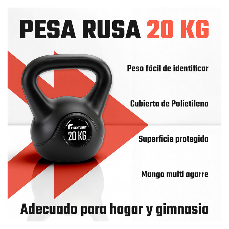 Pesa Rusa Kettlebell 20kg 44lb Cross Fitness Gi... image number null