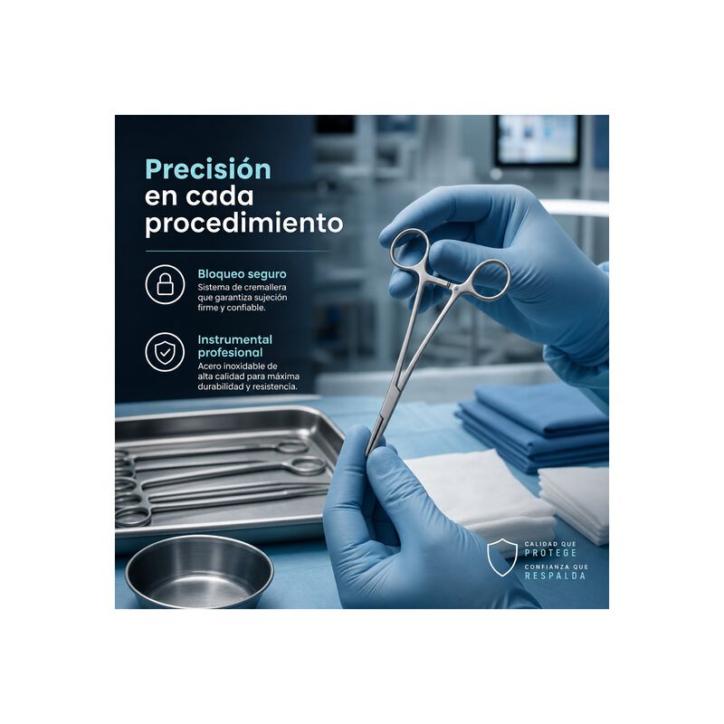 Porta Agujas Mayo Hegar Acero Inox 16 Cm 25-131... image number null