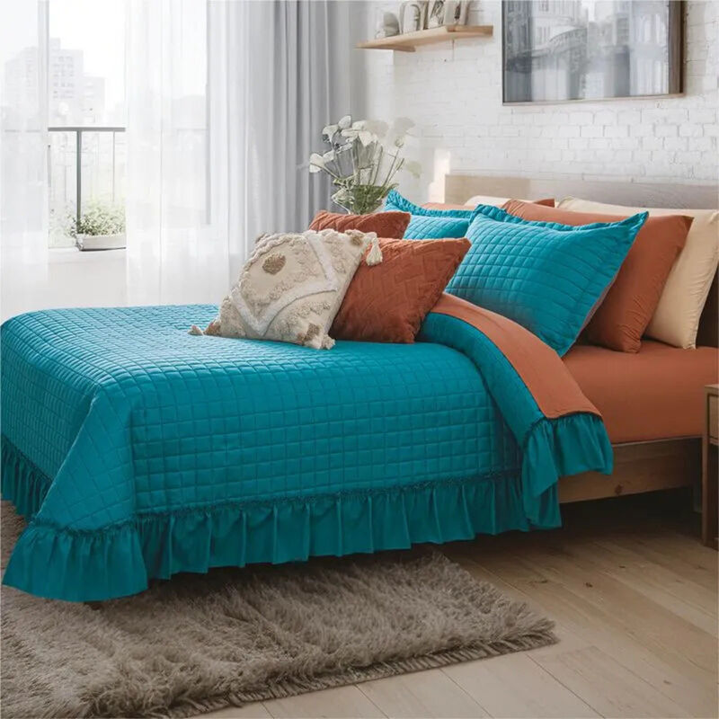 Colcha Neo Esmeralda Azul King Size Fundas Deco... image number null