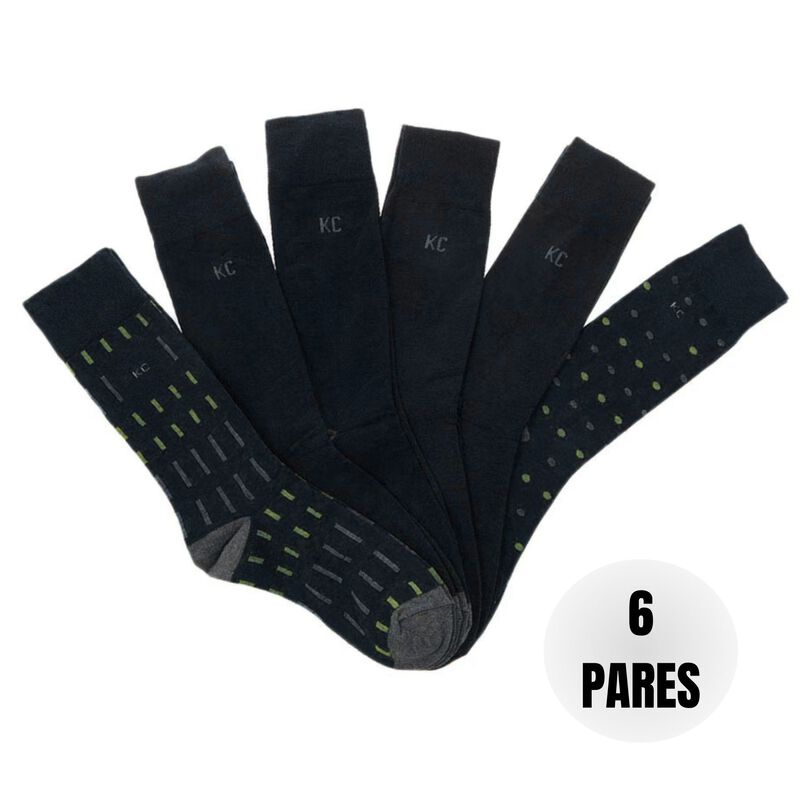 Kenneth Cole 6 Pares de Calcetines para Hombre,... image number null