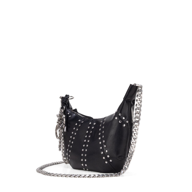 Bolsa Crossbody Grande Con Estoperoles Color Ne... image number null