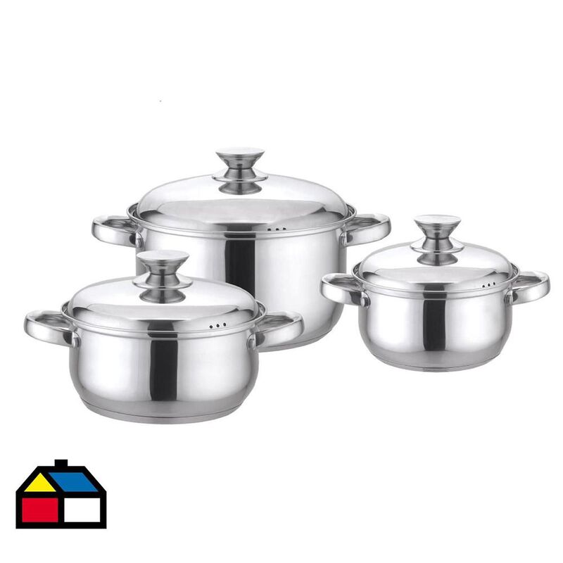 Bater&iacute;a Cocina Fantuzzi Magefesa Pavia 6 Pzs Ac... image number null