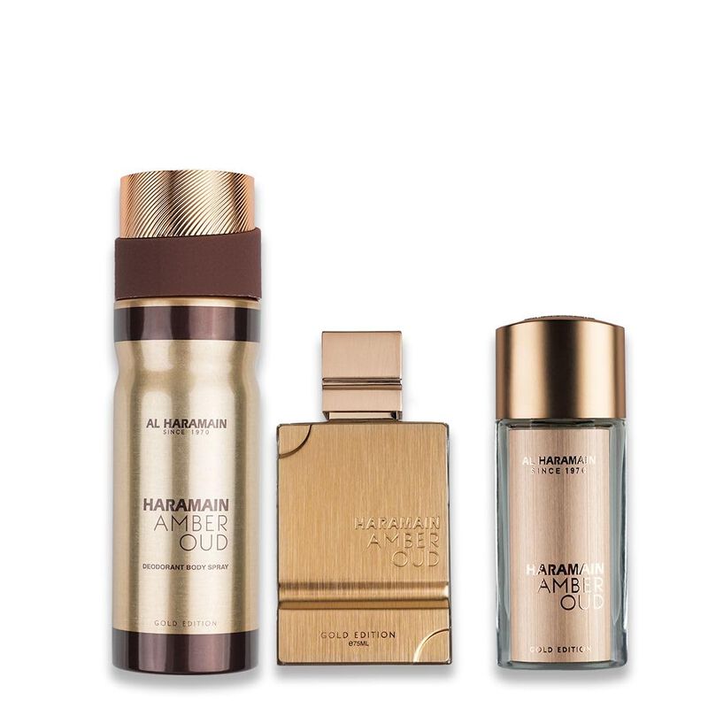 Set De Regalo De Perfume Al Haramain Amber Oud ... image number null