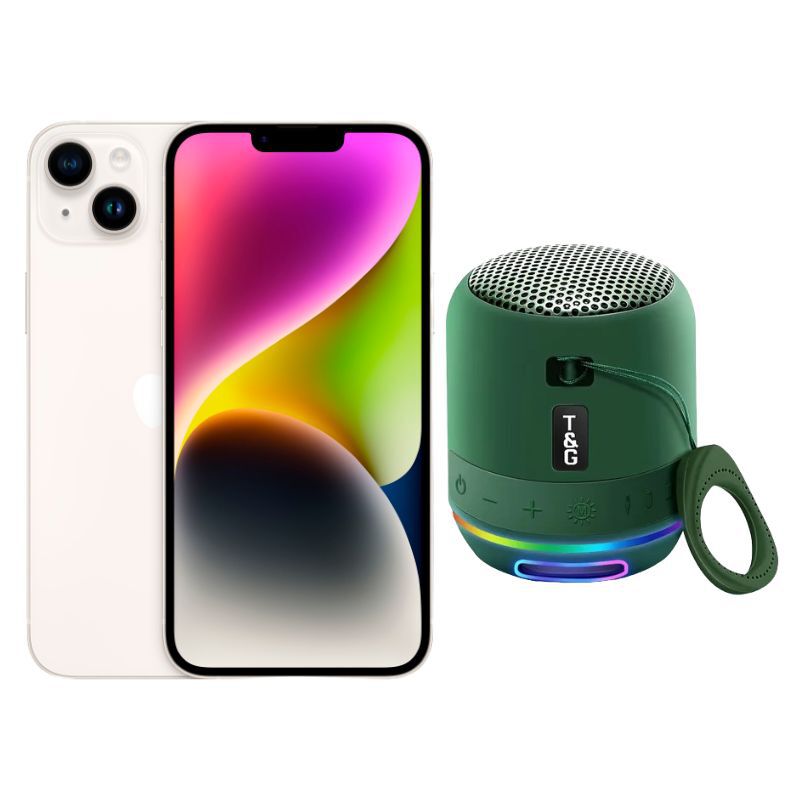 iPhone 14 128GB Blanco E-SIM Reacondicionado + ... image number null