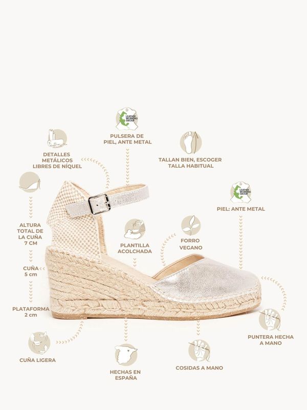 Jara Cu&ntilde;a Media Ante Metal Plata image number null