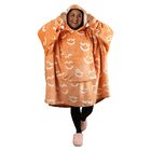 Pijama Adulto Unitalla Sudadera Cobija Roomi Coomfi Color Naranja