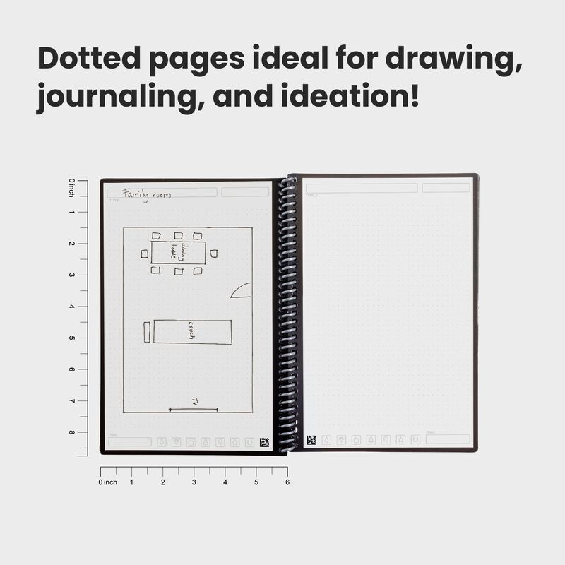 Notebook Rocketbook Core, Reutilizable, Tama&ntilde;o ... image number null
