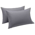Fundas de Almohada Suaves y Duraderas Gris Kyuden Home