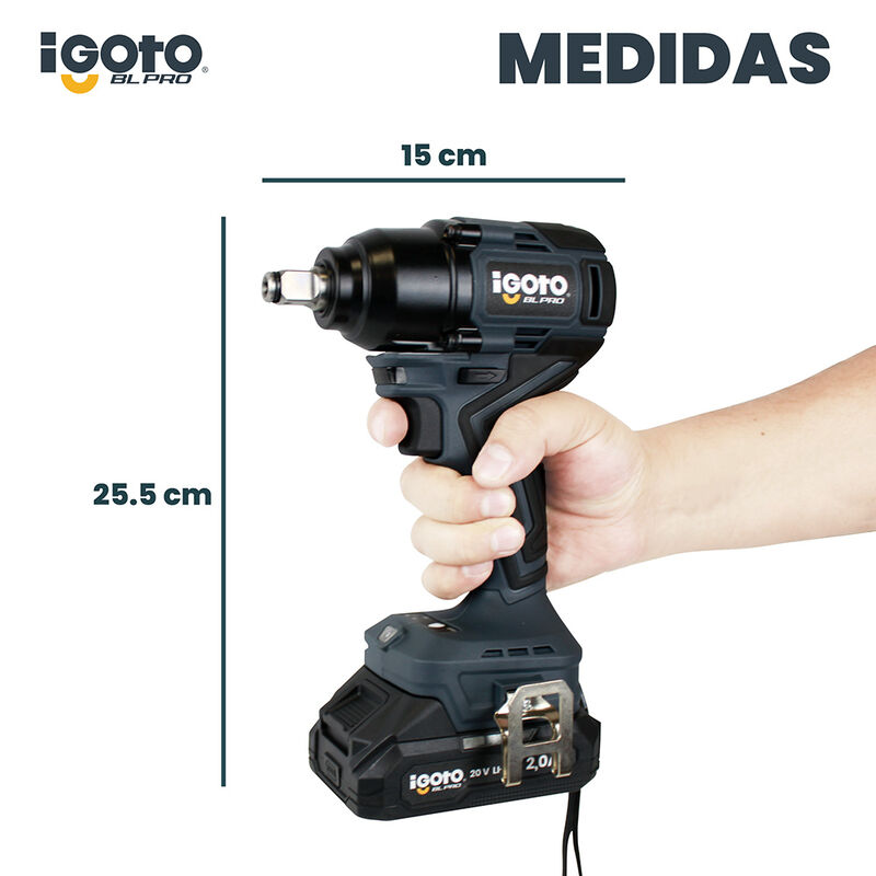 Llave De Impacto Desatornillador Inalámbrica Br... image number null