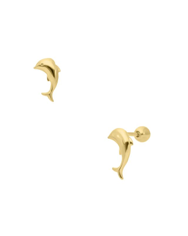 Broqueles De Oro Amarillo 14k image number null