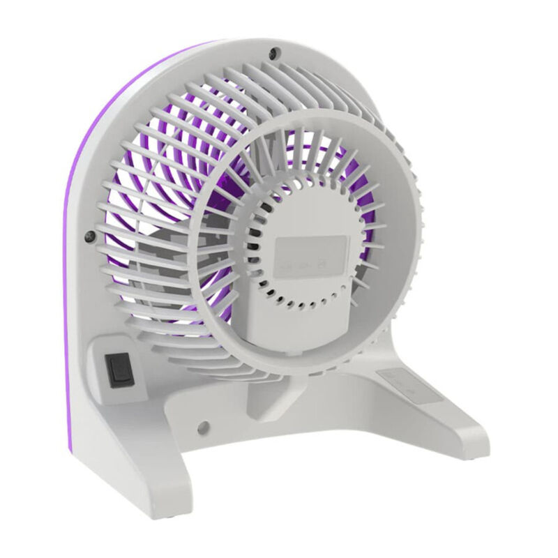 Ventilador De Escritorio O Piso Plastico Morado... image number null