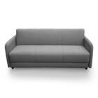 Sof&aacute; Cama Matrimonial Malta&ndash; Sill&oacute;n Convertible De 3 Cuerpos Con Sistema De Almacenaje Oculto, Producto 100% Mexicano. (gris)
