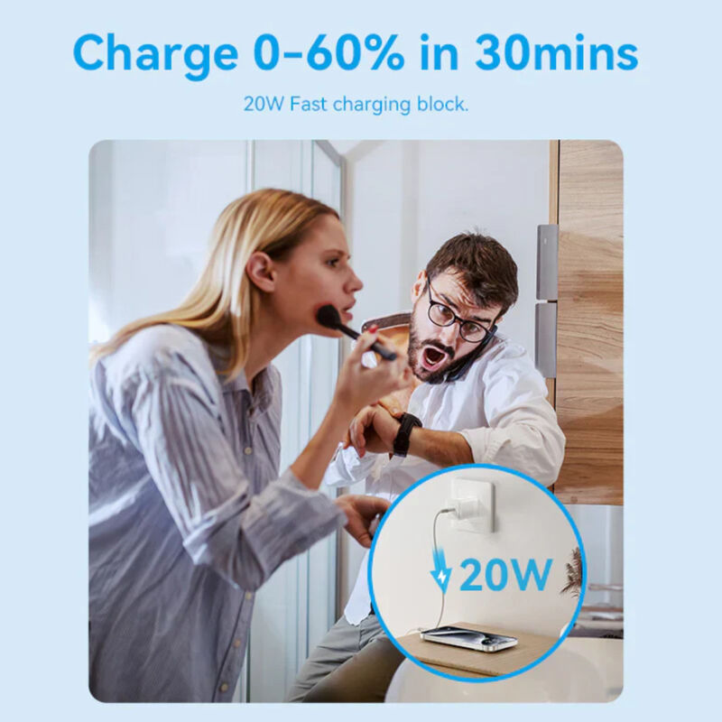 Cargador Turbo USB-C VENTION GaN de 20W Blanco ... image number null