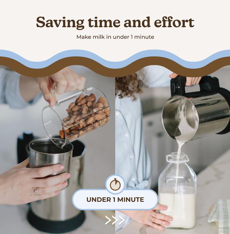 Nut Milk Maker Almond Cow Para Leche De Almendr... image number null