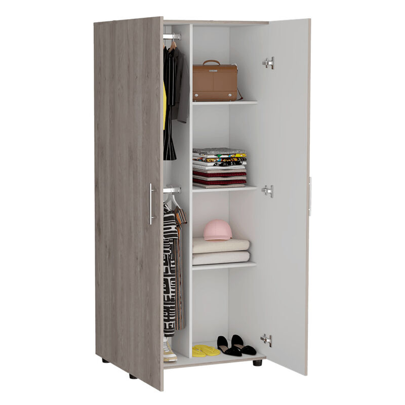 Closet Derek Humo y Blanco Virtual Muebles image number null