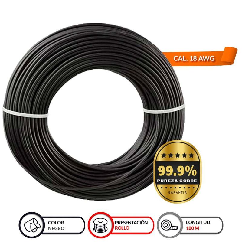 Cord&oacute;n De Uso Extra Rudo (st) Calibre 4 X 18 Aw... image number null