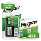 Cargador De Pilas Energizer Maxi + 2 Pilas Aaa Recargables