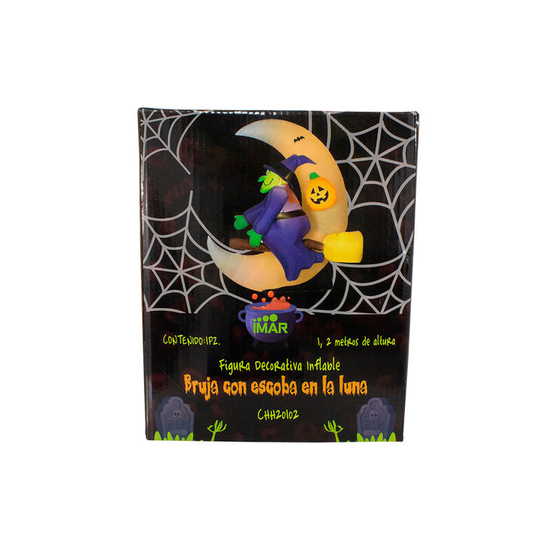 Inflables De Halloween Bruja con Luz Led image number null