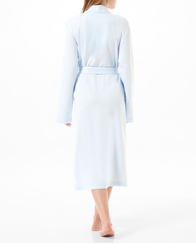 Bata Smoking con Vivo Celeste image number null