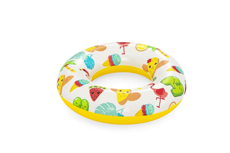 Alberca Inflable 121.9x20.3cm c/Salvavidas y Pe... image number null