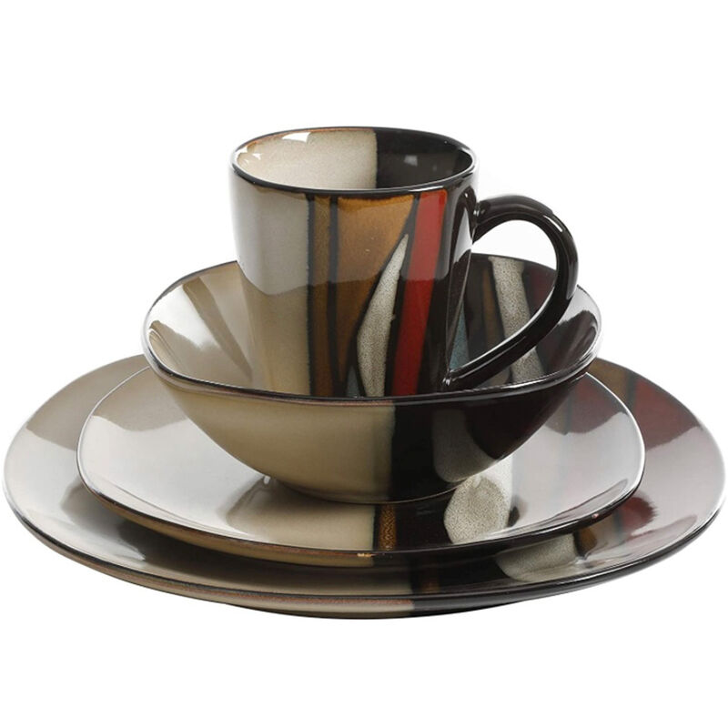 Vajilla Moderna Café/Beige para 8 Personas 32pz... image number null