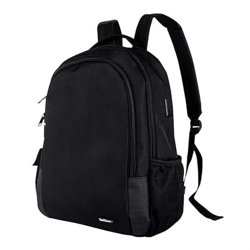 TechZone Mochila Backpack Negra Modelo ALIVE, C... image number null