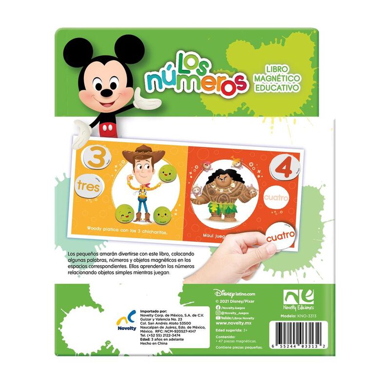 Mini Libro Magn&eacute;tico Disney Los N&uacute;meros image number null