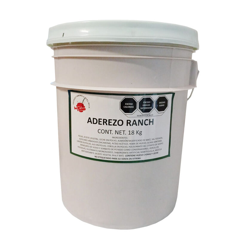Aderezo Ranch La Pócima 18 kg image number null