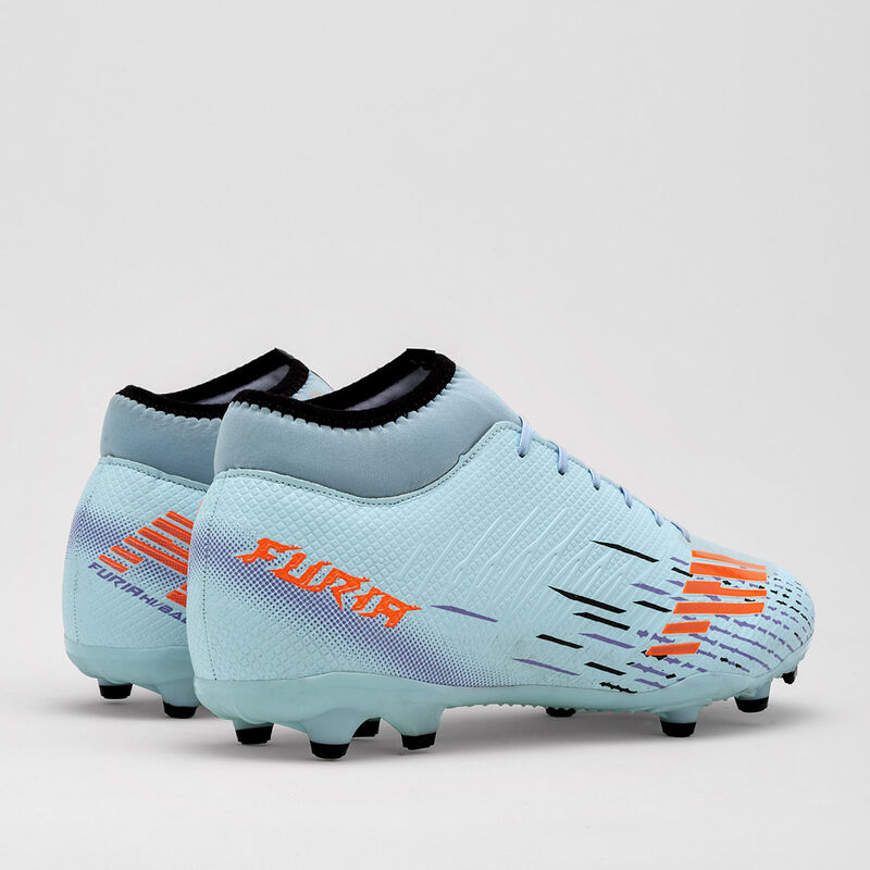 Furia Tenis De F&uacute;tbol Para Mujer Azul Naranja C... image number null