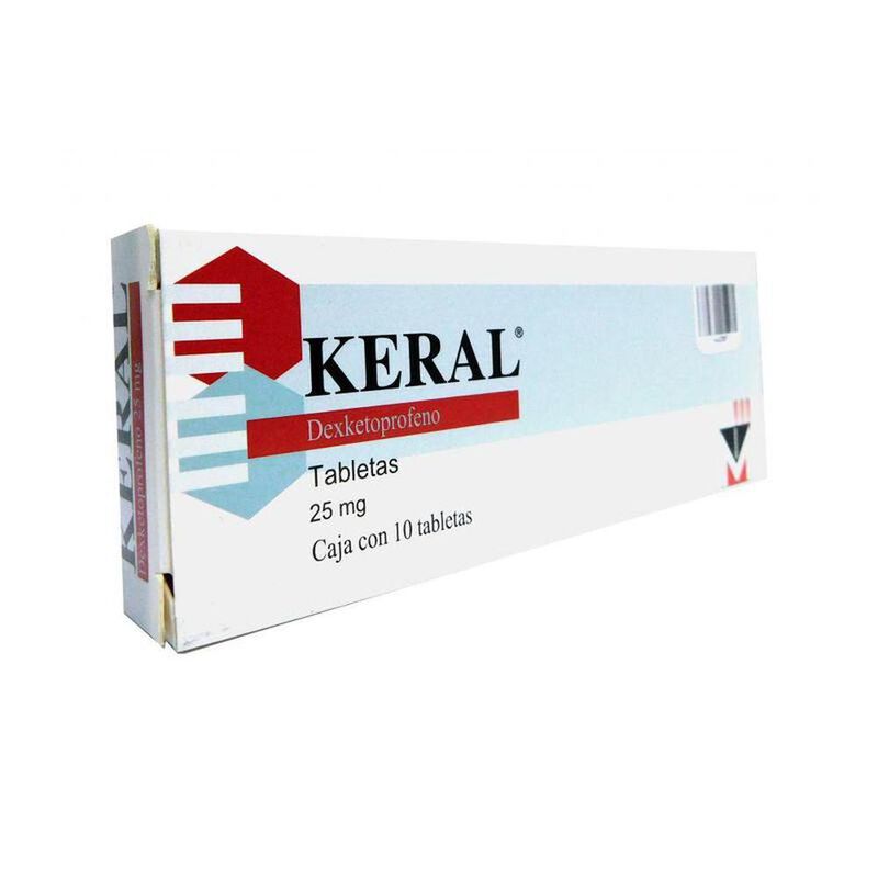 Keral 25mg Caja Con 10 Tabletas image number null