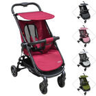 Carriola para Beb&eacute; Ligera Plegable Ruedas de Goma Cintur&oacute;n 5 Puntos Toldo Apta desde 12 Meses Hasta 16 kg - Rojo