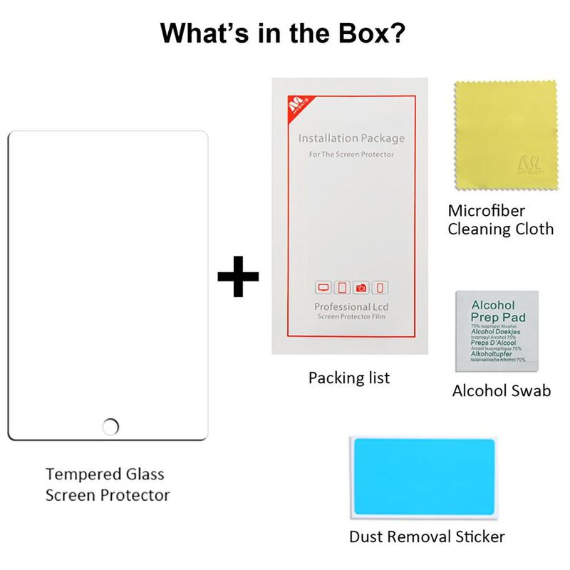 Mica Vidrio MYBAT para iPad 9.7 iPad Pro 9.7 A1... image number null