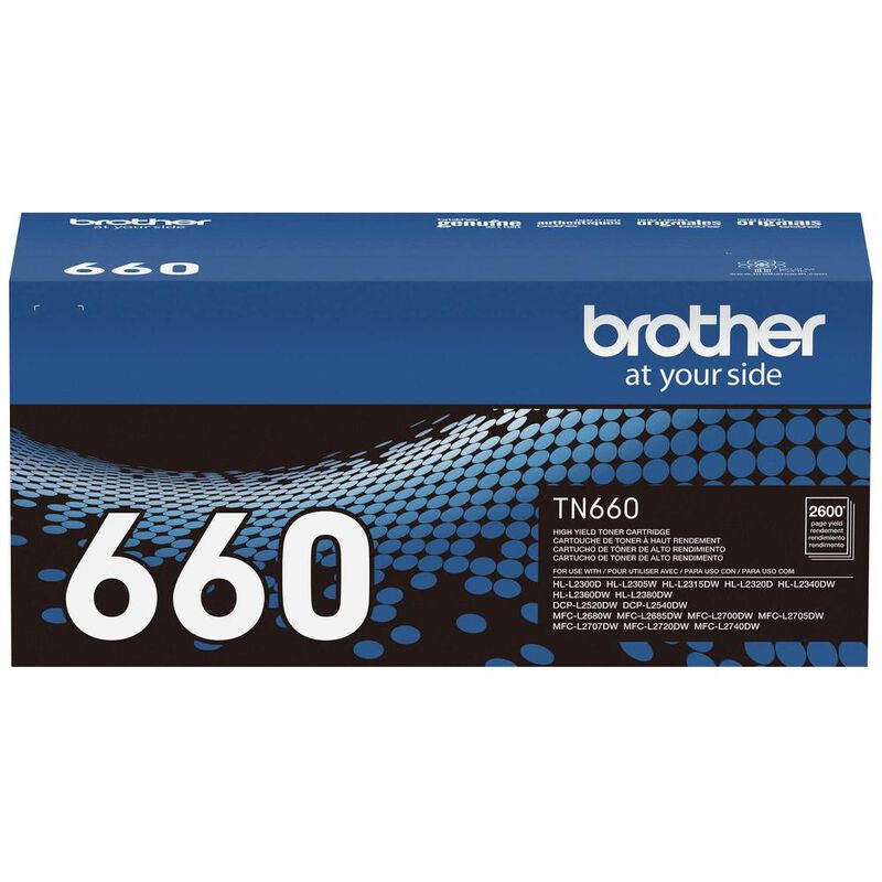 T&oacute;ner Brother Tn-660 Negro 2600 P&aacute;ginas Cartuch... image number null