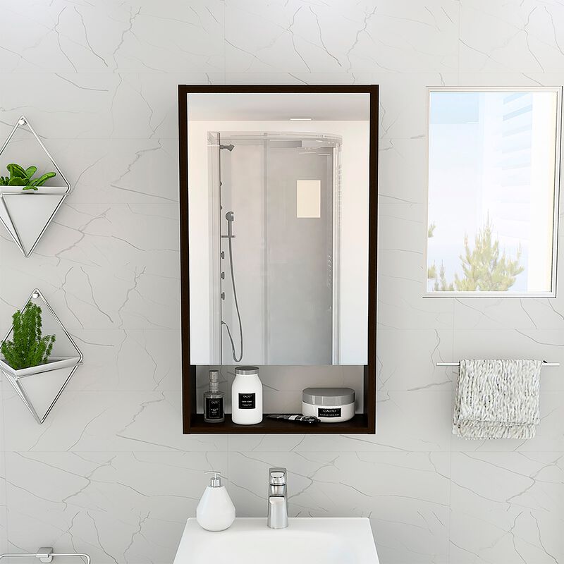 Gabinete Para Baño Con Espejo Modelo Mariana Co... image number null