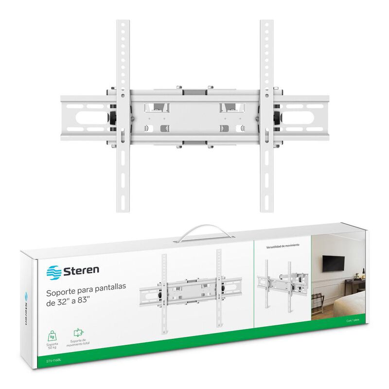 Soporte para pantallas de 32" a 83", con doble ... image number null