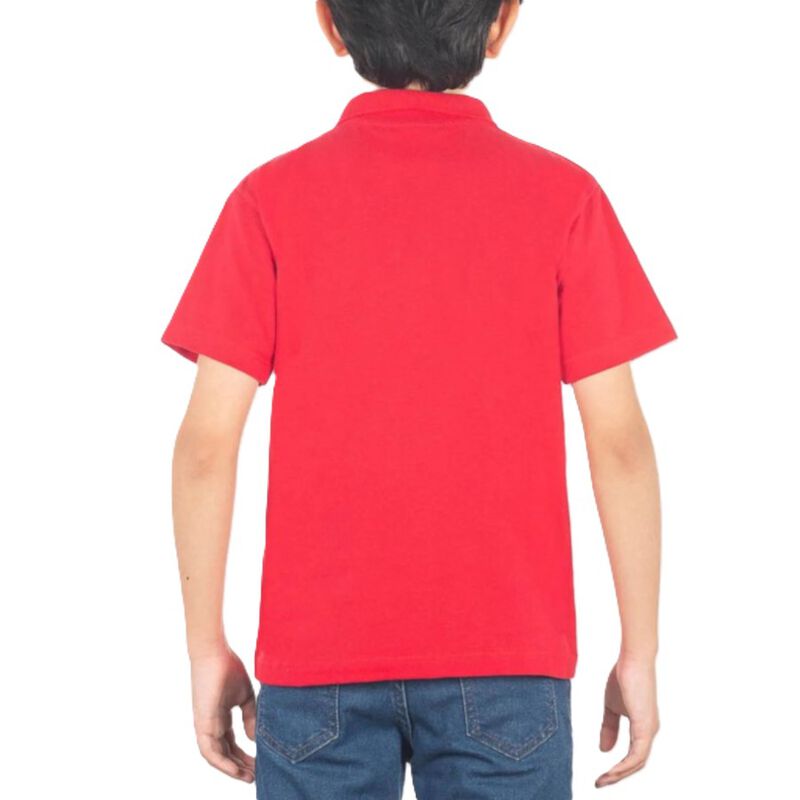 Polo Piqu&eacute; Infantil/Juvenil Rojo &ndash; 100% Algod&oacute;n... image number null
