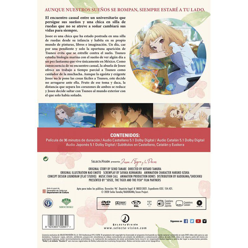 Josee, El Tigre Y Los Peces - Dvd [dvd] image number null