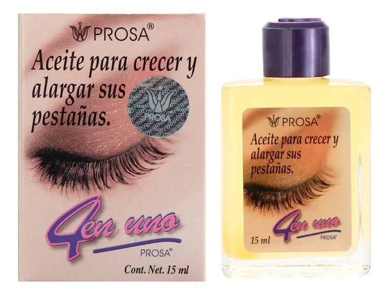 Prosa Aceite para Pesta&ntilde;as 4 En Uno 15 Ml image number null