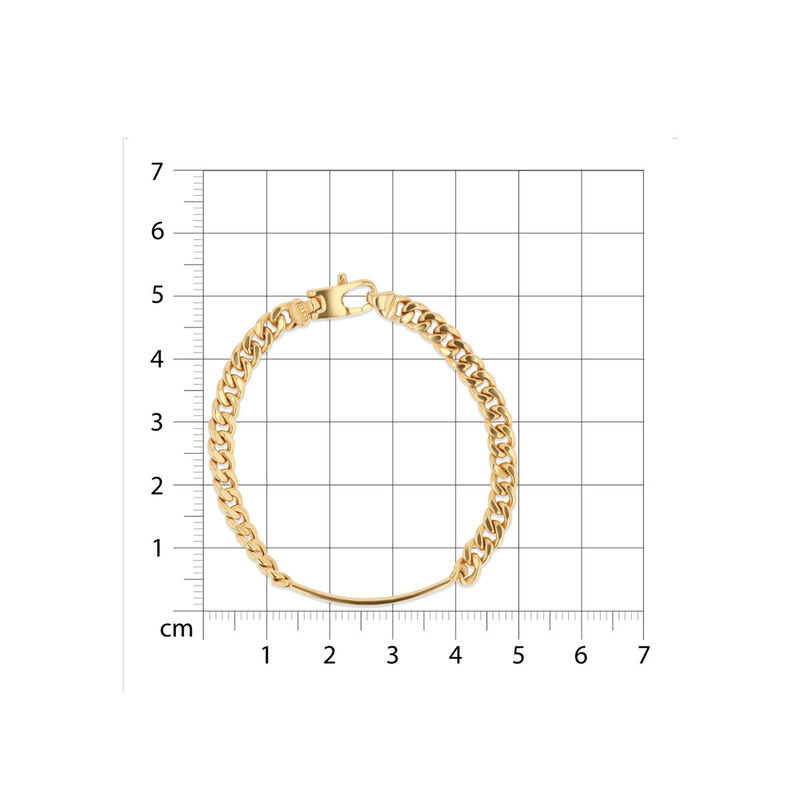 Esclava De Oro Amarillo 14K (14Cm - 4Mm Aprox.) image number null