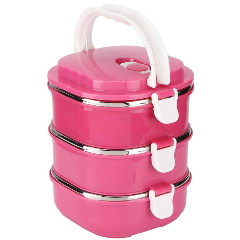 Contenedor Para Comida 3 Niveles Aquila Rectang... image number null