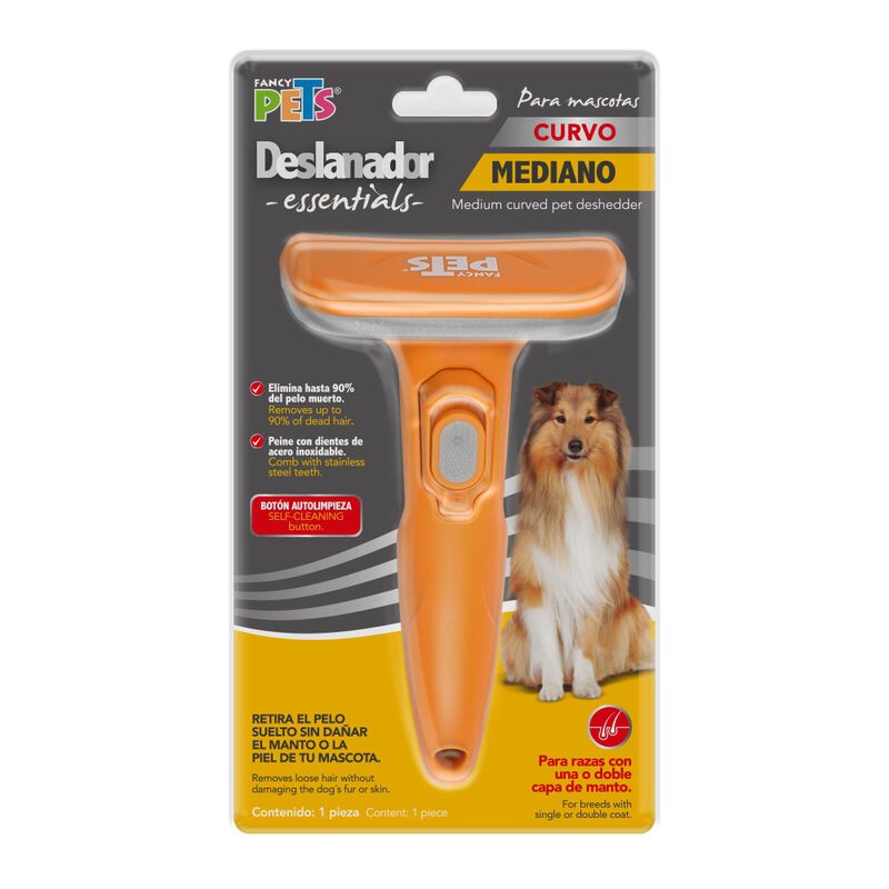 Fancy Pets. Deslanador para Perro Curvo Mediana image number null