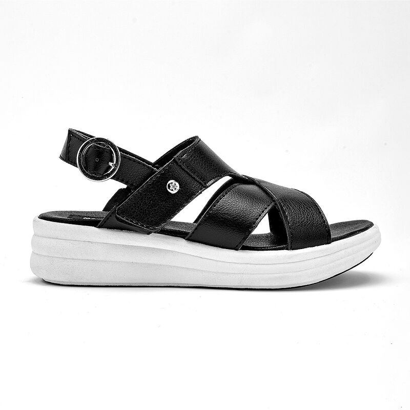 Mora Confort sandalia confort  para mujer negro... image number null