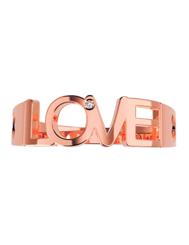 Anillo de Compromiso en Oro de 10K con Circonia... image number null