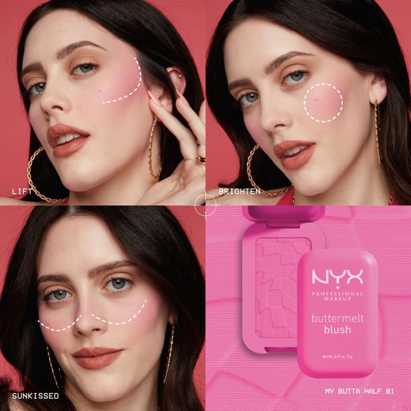 Colorete En Polvo Nyx Professional Makeup Butte... image number null